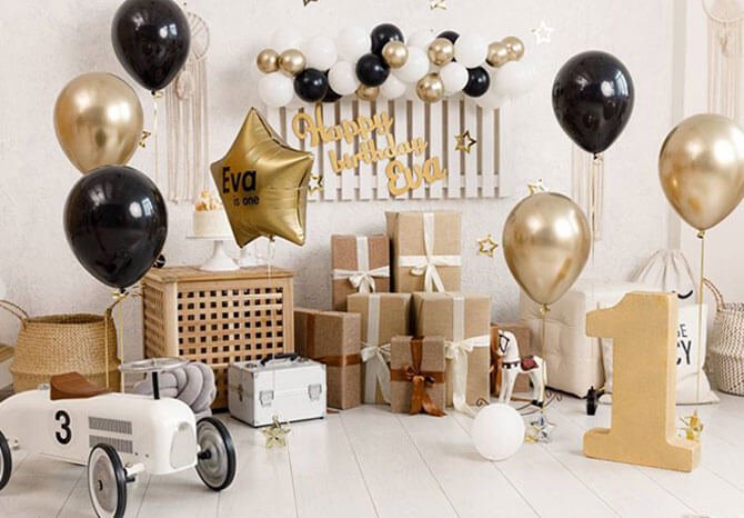 Birthday surprise completely elegant theme