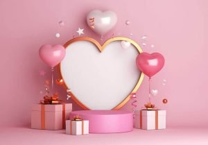 Valentine’s Day party ideas Heart cakes, decorations
